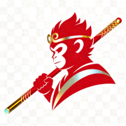 悟空体育官方Logo - 一个融合了悟空形象与体育动感的标志